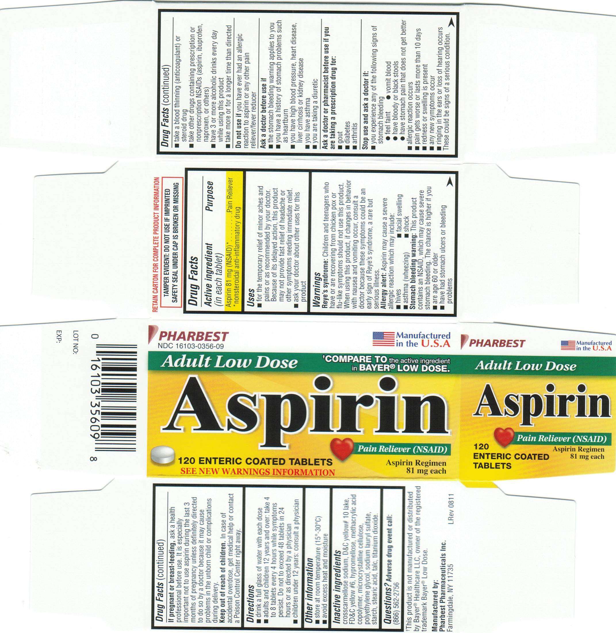 Adult Low Dose Aspirin